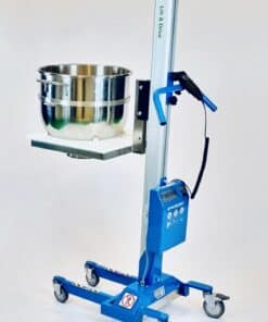 Lifting trolley for bowl