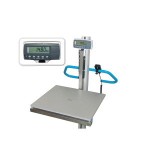 Accessory Lift cart - Control scale, integrated in stainless platform 500x450x