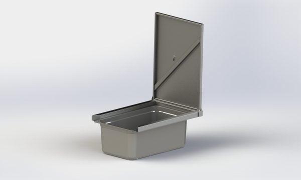 Accessory for LD80 - Gastro GN 1 with regular folded platform with container